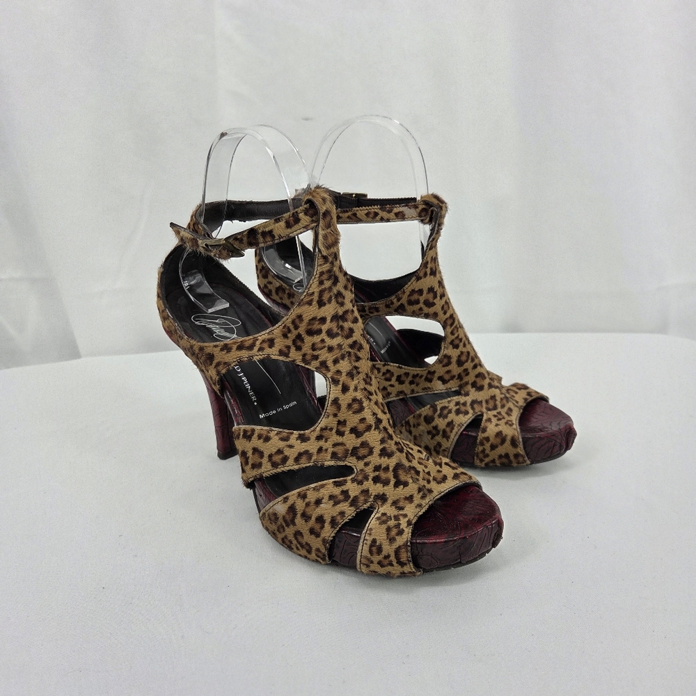 Donald J Pliner Glula Leopard platform heels Women's 6.5M
